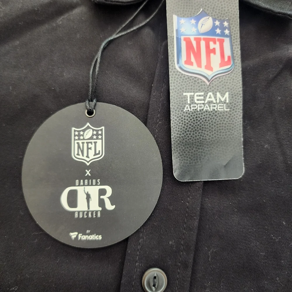 Dallas Cowboys x Darius Rucker Twill L/S Button-Up Shirt, Men XL, NWT - Black - Picture 5 of 11